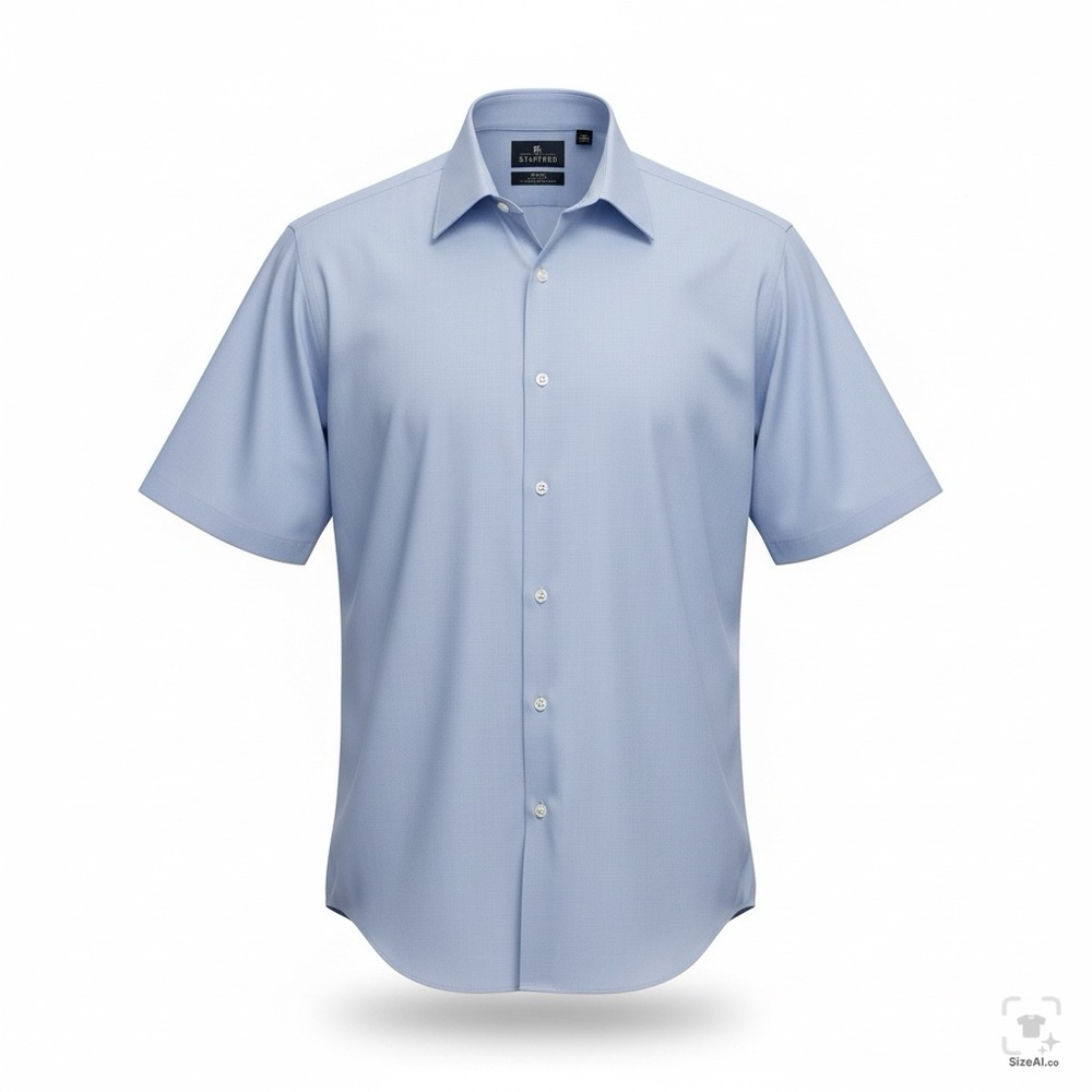 Stafford Men's Light Blue Dress Shirt